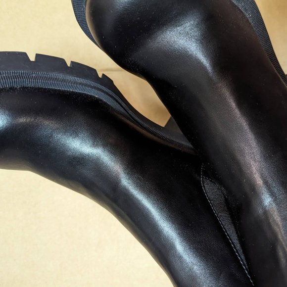 Zara Black Heeled Boots - Picture 9 of 9